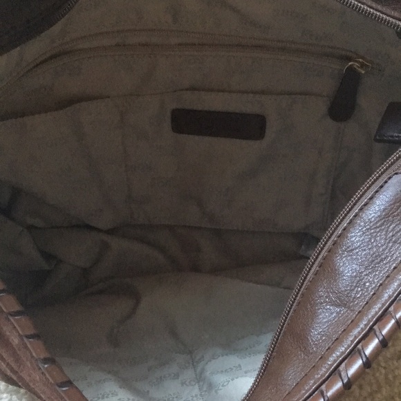 Michael Kors Brown Suede Hobo Bag - Picture 4 of 6